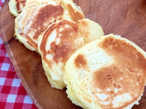 牛乳とヨーグルトでホットケーキ★